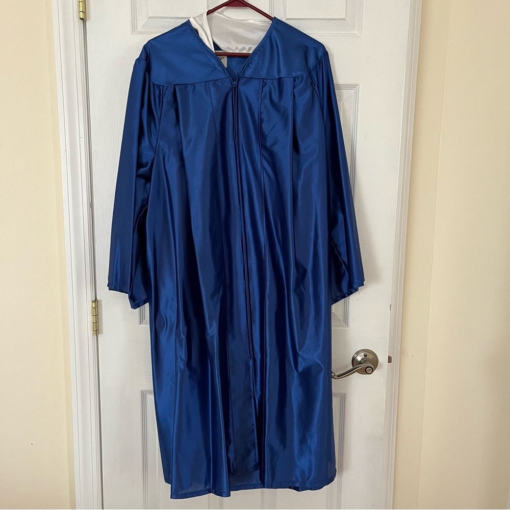 Blue Graduation Gown